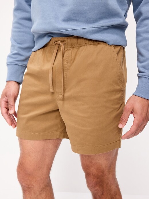 Image number 4 showing, Twill Jogger Shorts -- 5-inch inseam