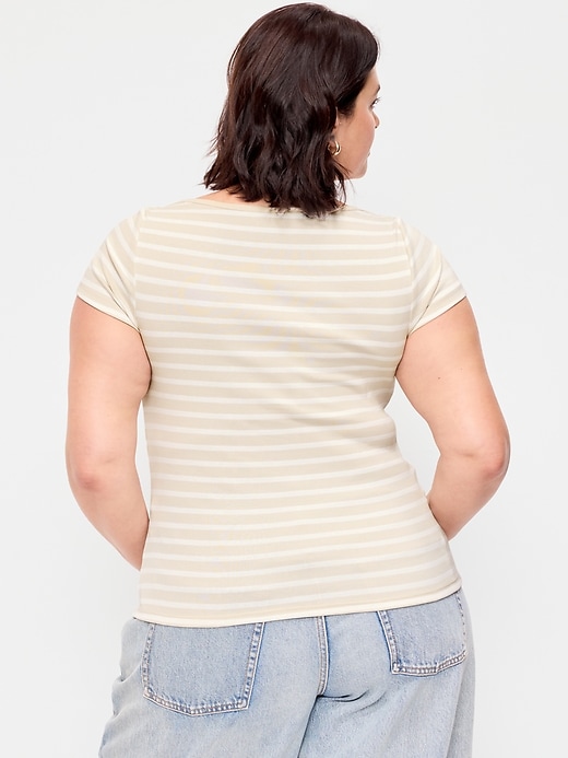 Image number 8 showing, Snug Boat-Neck T-Shirt