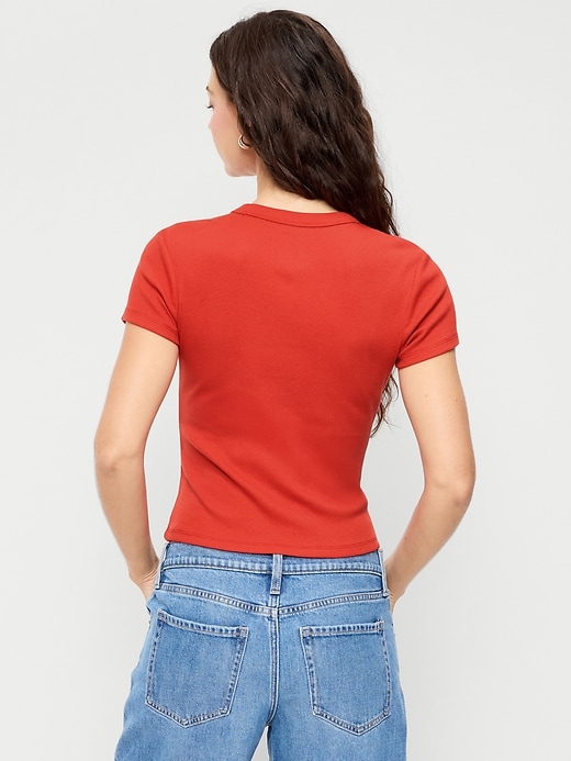 Image number 2 showing, Snug Crop T-Shirt