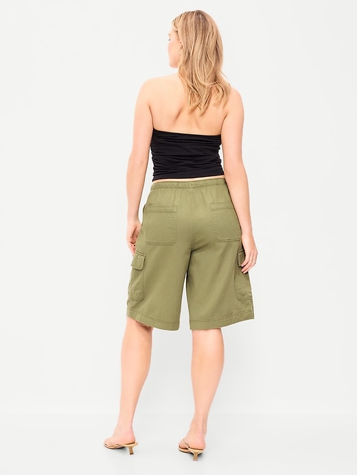 Image number 6 showing, Mid-Rise Bermuda Cargo Shorts