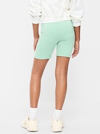 Image number 2 showing, High-Waisted StudioSmooth Biker Shorts for Girls