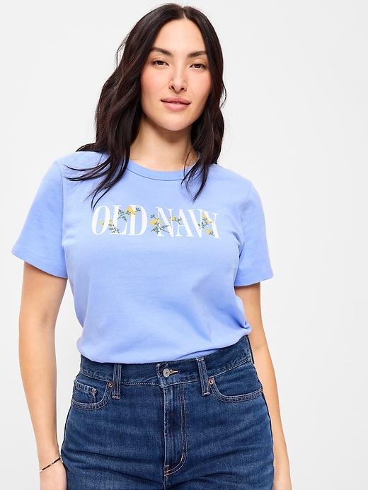 Image number 5 showing, EveryWear Crew-Neck Logo-Graphic T-Shirt