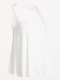 Image number 2 showing, Maternity High-Neck Relaxed Tank Top