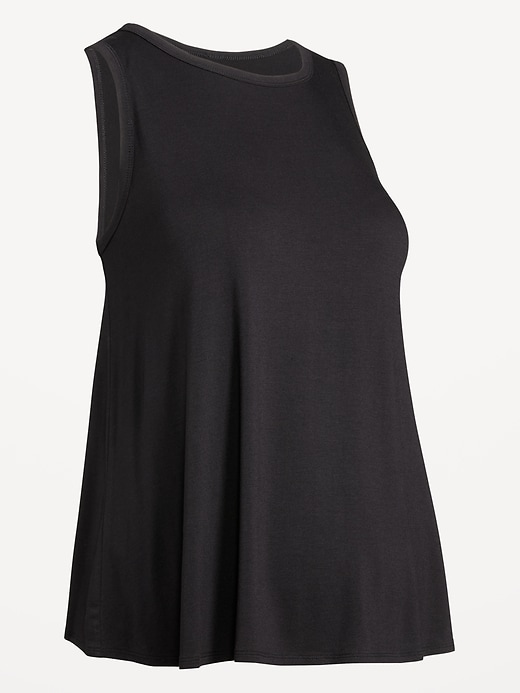 Image number 4 showing, Maternity High-Neck Relaxed Tank Top