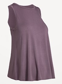 Image number 2 showing, Maternity High-Neck Relaxed Tank Top