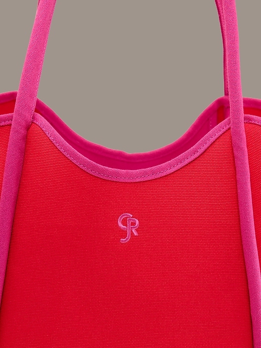 Image number 5 showing, Old Navy x Christopher John Rogers Large Canvas Tote Bag