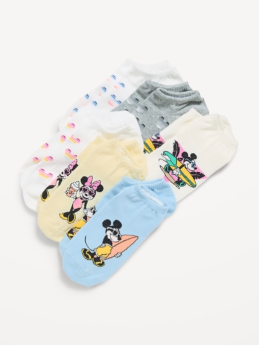 Image number 1 showing, Disney© 6-Pack Novelty Ankle Socks for Women