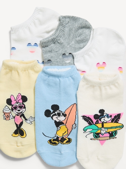 Image number 2 showing, Disney© 6-Pack Novelty Ankle Socks for Women