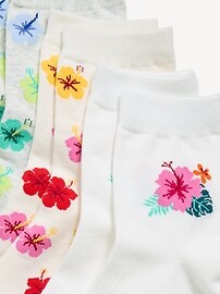 Image number 2 showing, Novelty Quarter Crew Socks 3-Pack for Women