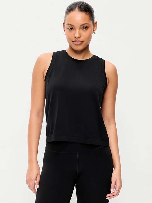 Image number 1 showing, Fluid Seamless Loose Tank Top
