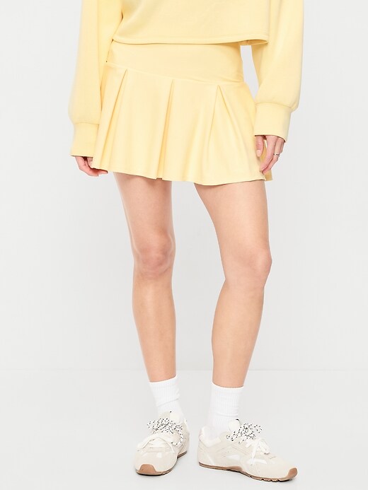 Image number 1 showing, Extra High-Waisted Drop-Waist PowerSoft Skort