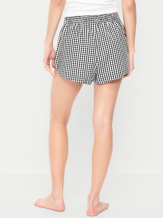 Image number 2 showing, Classic Poplin Boxer Pajama Shorts