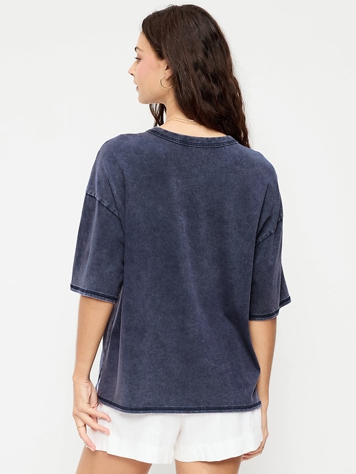 Image number 2 showing, Short-Sleeve Loose Graphic T-Shirt