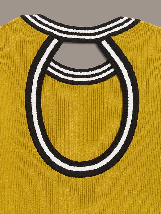 Image number 6 showing, Old Navy x Christopher John Rogers Long-Sleeve Back Keyhole Sweater