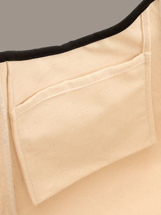 Image number 7 showing, Old Navy x Christopher John Rogers Large Canvas Tote Bag