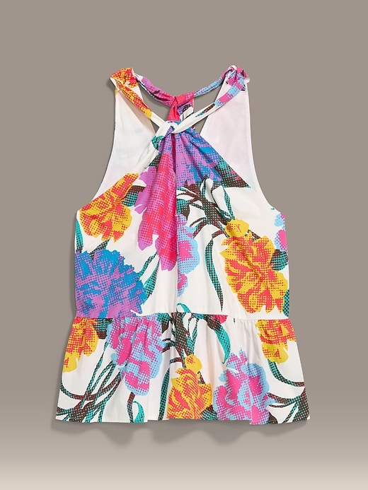 Image number 6 showing, Old Navy x Christopher John Rogers Halter Peplum Top