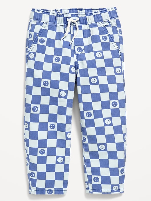 Image number 3 showing, Pull-On Barrel-Leg Pants for Toddler Boys