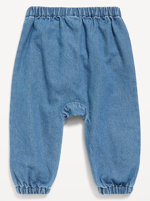 L'image numéro 3 présente Pantalon en chambray pour bébé