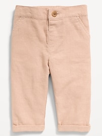 Image number 2 showing, Linen-Blend Pants for Baby
