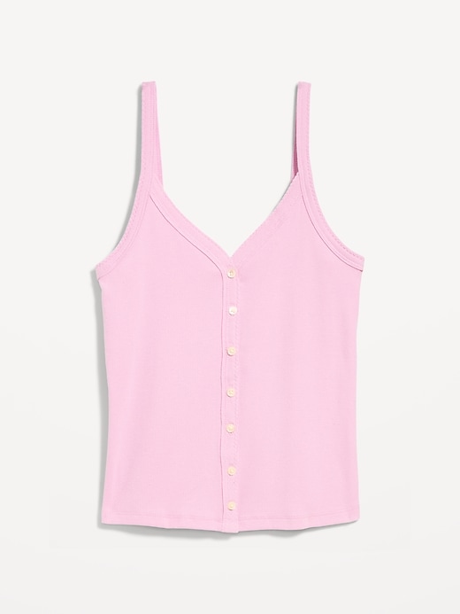 Image number 4 showing, Button-Front Cami Tank Top
