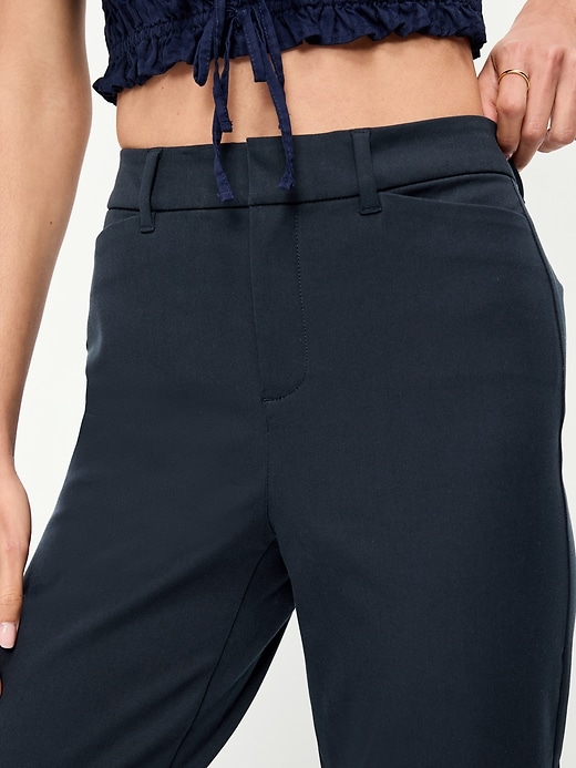 Image number 6 showing, High-Waisted Pixie Straight Pants