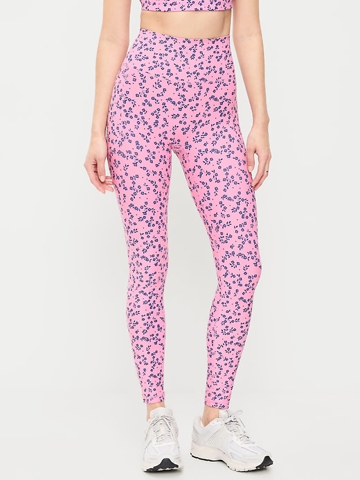 L'image numéro 1 présente Legging PowerSoft sans limites à poche à taille très haute, longueur 7/8 – Sans couture avant