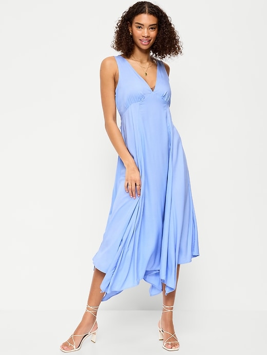 Image number 1 showing, Handkerchief Hem Midi Dress