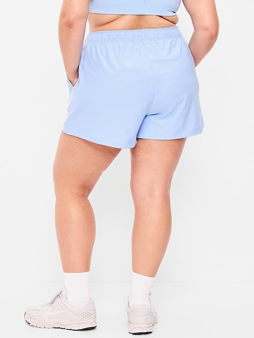 Image number 8 showing, High-Waisted PowerSoft Shorts -- 3.5-inch inseam