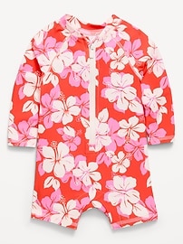 Image number 1 showing, Swim Rashguard Bodysuit for Baby