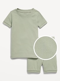Image number 1 showing, Ribbed Snug-Fit Pajama Set for Toddler & Baby