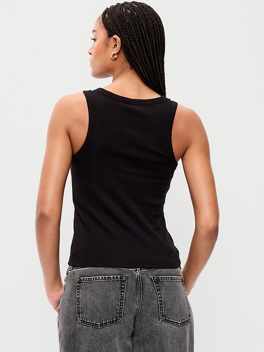Image number 2 showing, Lace-Up Tank Top