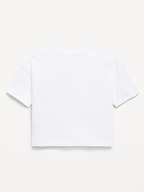 Image number 2 showing, Hello Kitty® Oversized Graphic Cropped T-Shirt for Girls