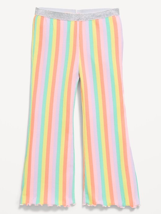 Image number 1 showing, Birthday Striped Flared Leggings for Toddler Girls