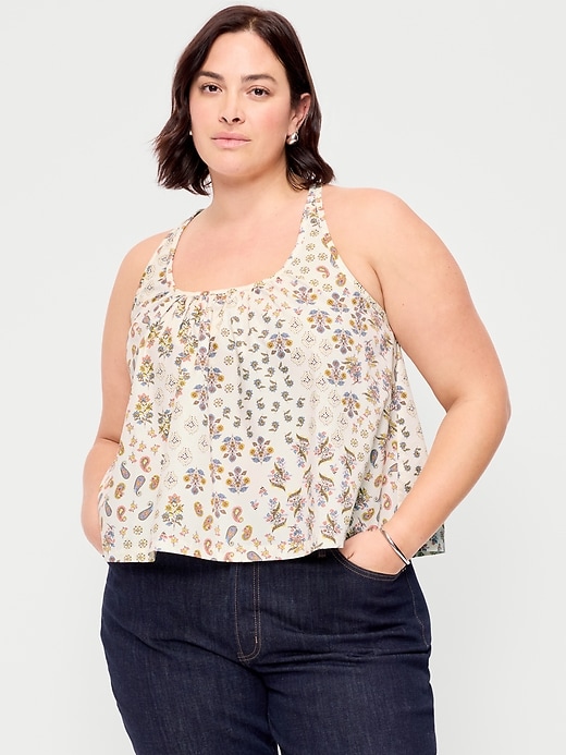 Image number 6 showing, Sleeveless Trapeze Tank Top