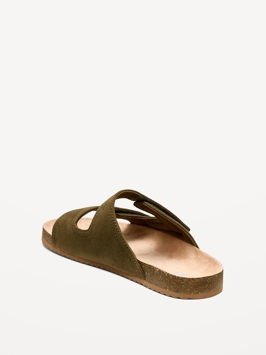Image number 4 showing, Faux-Suede Double-Strap Slide Sandals for Men