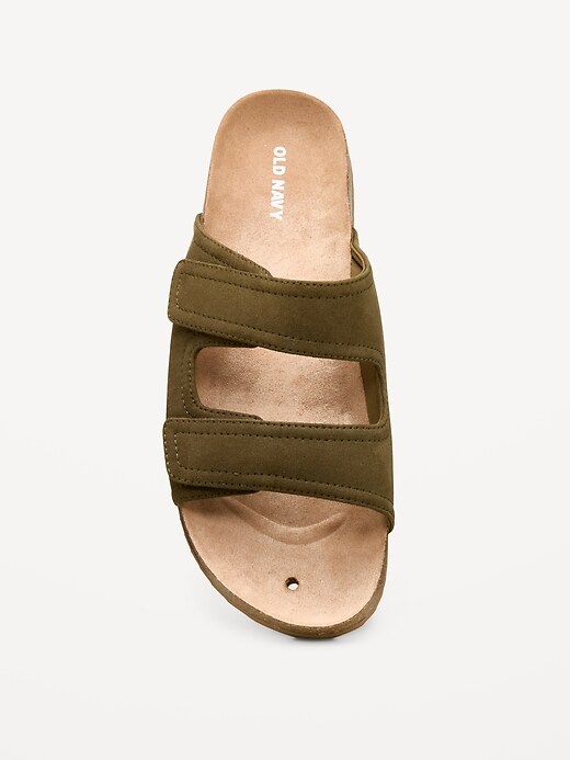 Image number 2 showing, Faux-Suede Double-Strap Slide Sandals for Men