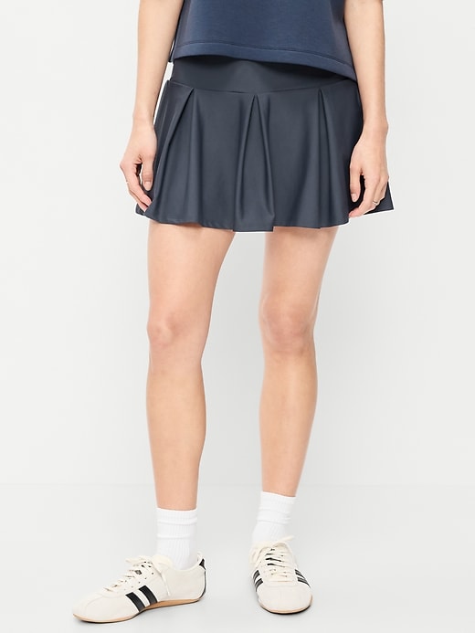 Image number 1 showing, Extra High-Waisted Drop-Waist PowerSoft Skort
