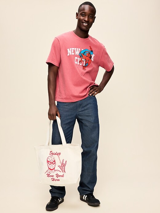 Image number 1 showing, Old Navy x Marvel Spider-Man Large Tote Bag