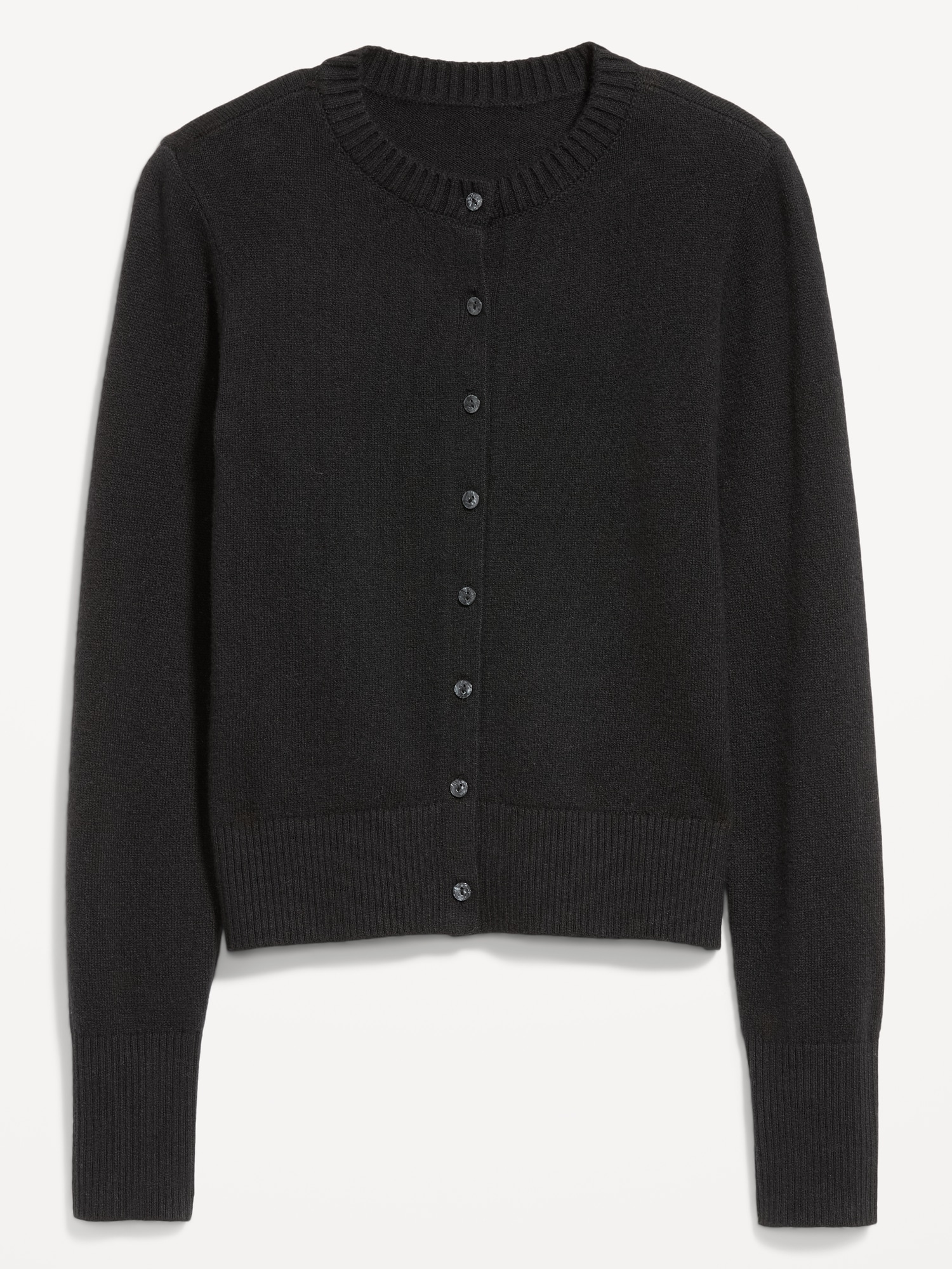 SoSoft Cropped Crew-Neck Cardigan
