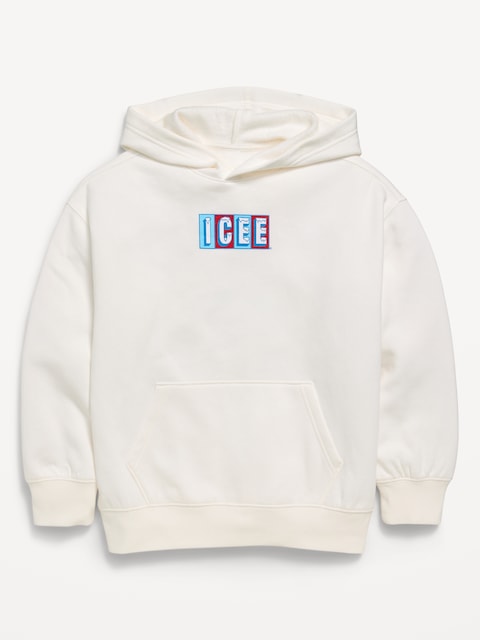 ICEE® Oversized Gender-Neutral Graphic Pullover Hoodie for Kids