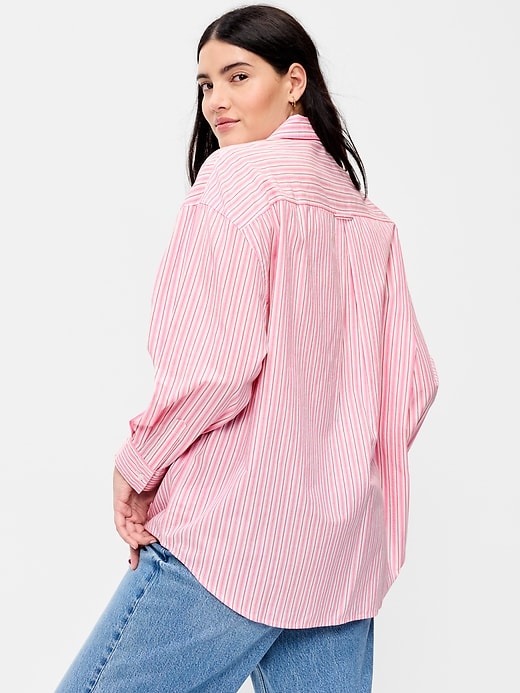 Image number 6 showing, Oversized Button-Down Boyfriend Shirt