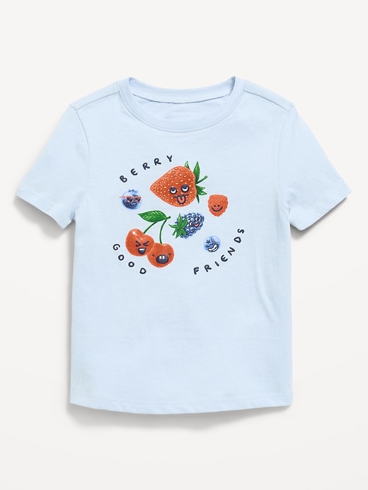 Image number 1 showing, Short-Sleeve Graphic T-Shirt for Toddler Girls