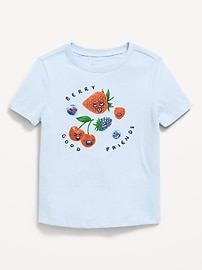 Image number 1 showing, Short-Sleeve Graphic T-Shirt for Toddler Girls