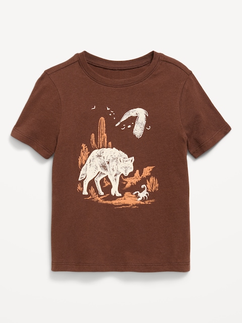 T-SHIRT À IMPRIMÉ À MANCHES COURTES POUR TOUT-PETIT