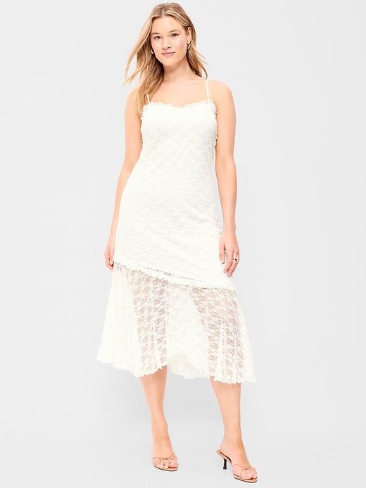 Image number 6 showing, Fit & Flare Lace Midi Dress