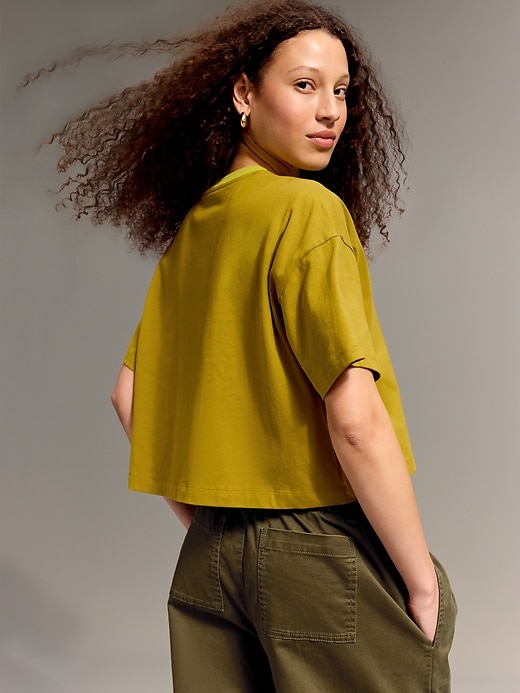 Image number 2 showing, Old Navy x Christopher John Rogers Crop T-Shirt