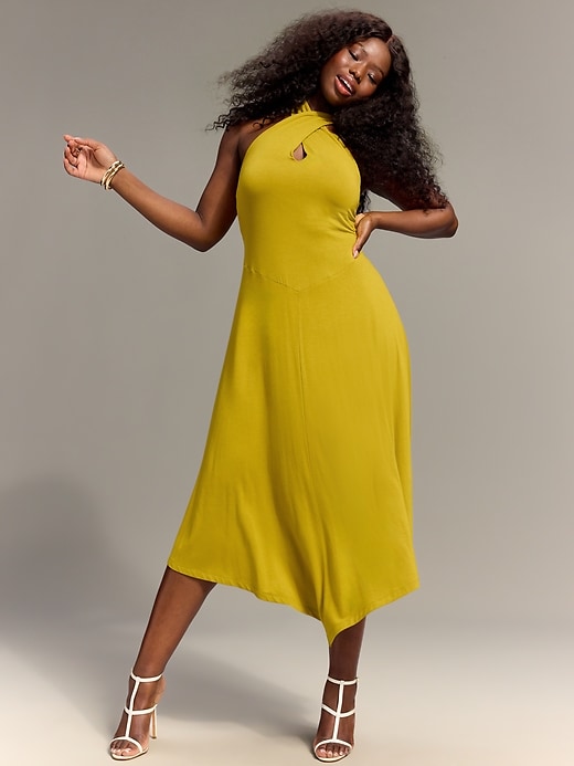 Image number 3 showing, Old Navy x Christopher John Rogers Halter Maxi Dress