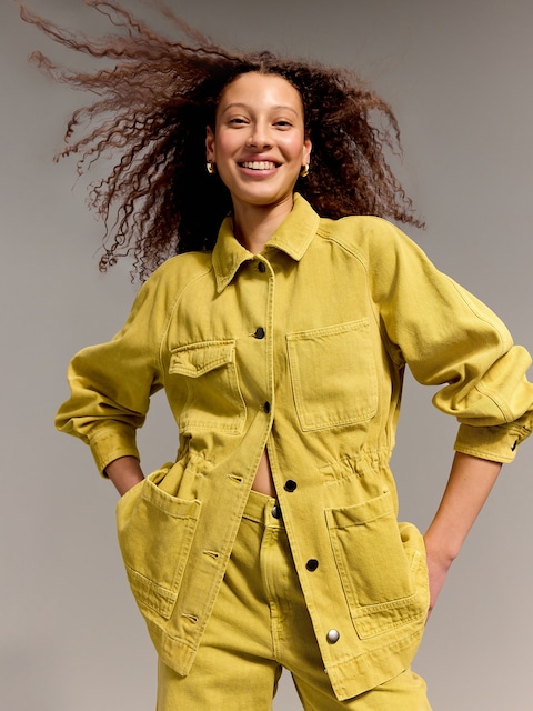 Old Navy x Christopher John Rogers Chore Utility Jean Jacket