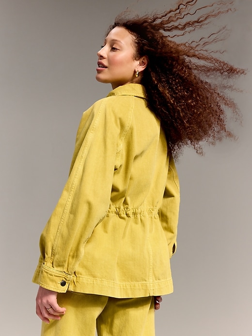 Image number 2 showing, Old Navy x Christopher John Rogers Chore Utility Jean Jacket