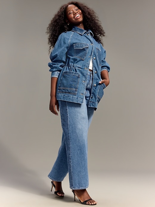 Image number 3 showing, Old Navy x Christopher John Rogers Chore Utility Jean Jacket